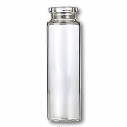 Vial Headspace crimp transparente fundo quadrado volume 20mL