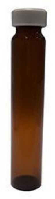 Kit vial VOA rosca, �mbar, volume 60mL, com tampa fechada