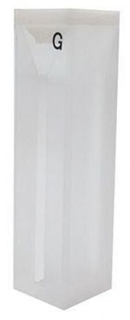 Microcubeta tipo 18, vidro, caminho �ptico 10mm, volume 0,7mL