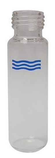 Vial Headspace rosca, transparente, fundo redondo, volume 20mL