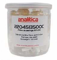 Filtro de seringa-pr�-limpo Nylon 13mm x 0,45�m