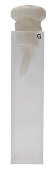 Macrocubeta fluor�metro tipo 23, vidro, caminho �ptico 10mm, volume 3,5mL